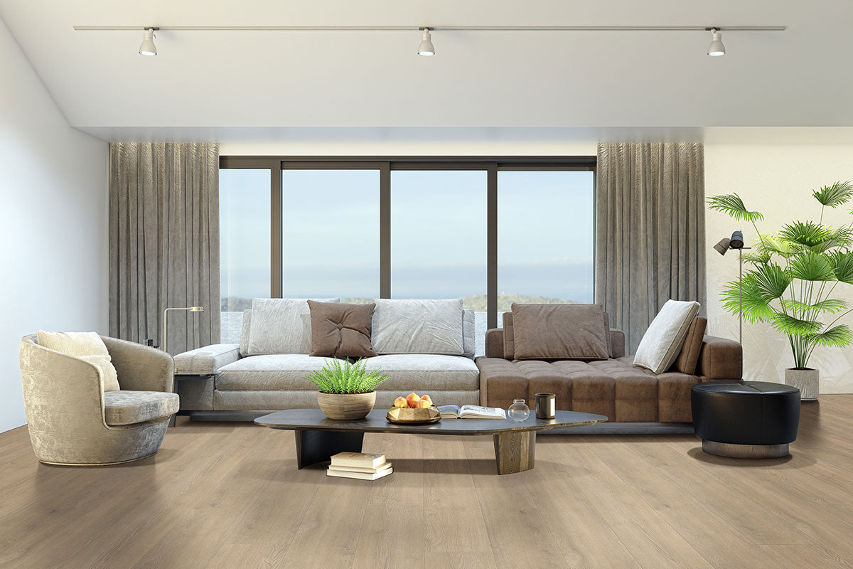 MSI Shorecliffs Brundinson Rigid Core Flooring — surface detail in natural tonality