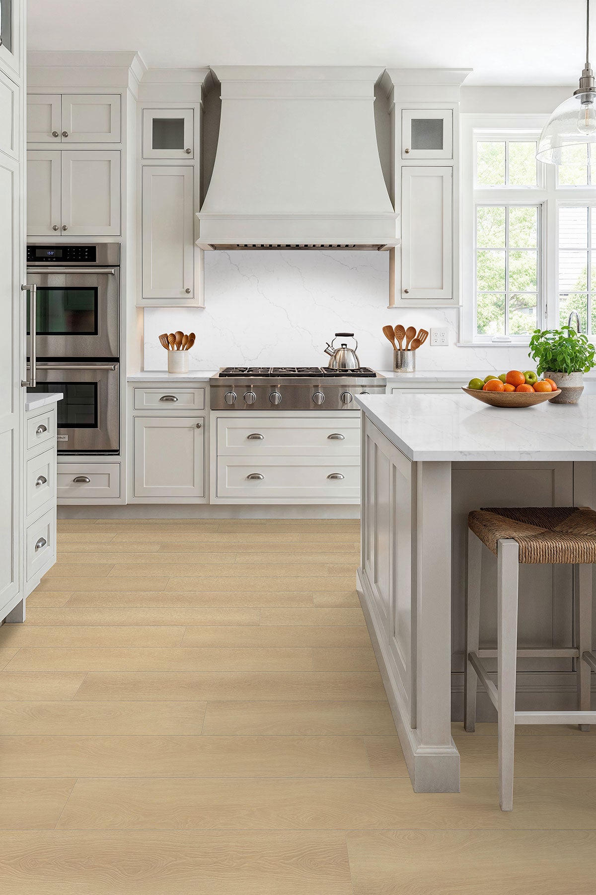MSI Shorecliffs Houston Trail Rigid Core Flooring — surface detail in natural tonality