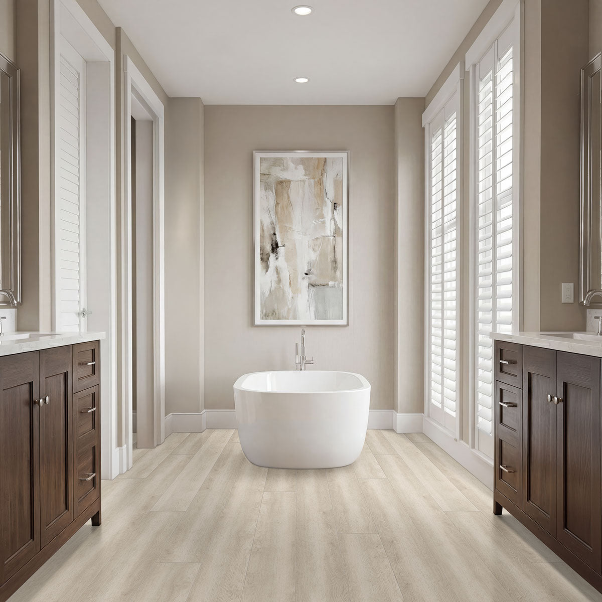 MSI Shorecliffs Sunny Shake Rigid Core Flooring — surface detail in natural tonality