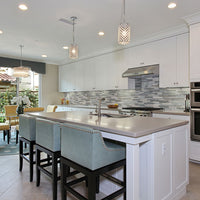 MSI Sierra Blue M Series — surface detail in blue tonality mini-panel natural stone cladding
