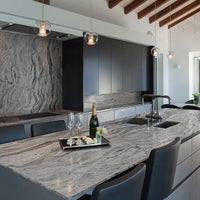 MSI Silver Cloud Granite — surface detail in silver tonality