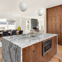 MSI Silver Cloud Granite — surface detail in silver tonality