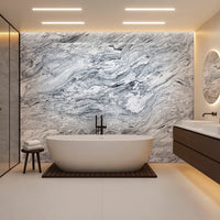 MSI Silver Cloud Granite — surface detail in silver tonality