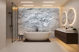 MSI Silver Cloud - Granite Island Countertop