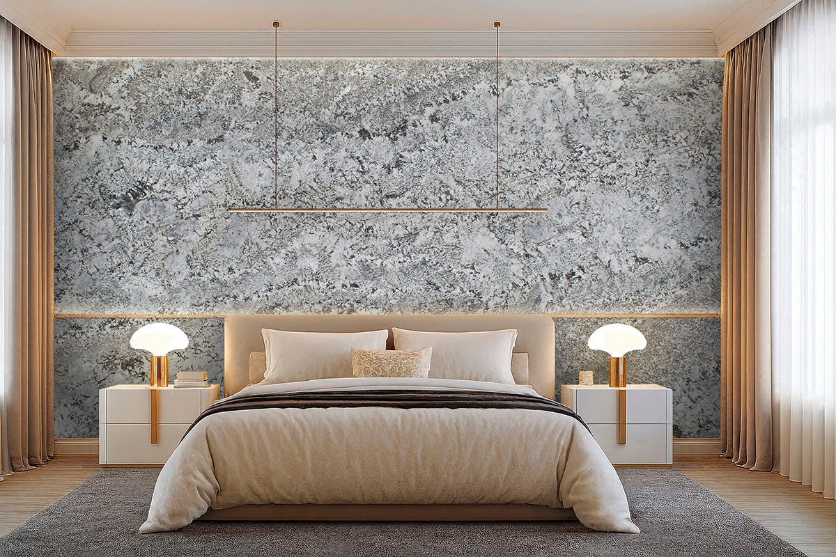 MSI Silver Falls - Granite Island Countertop