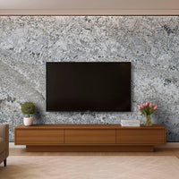 MSI Silver Falls Granite — surface detail in silver tonality