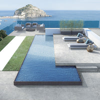 MSI Legions Lunar Silver Porcelain Paver — surface detail in silver tonality