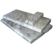Silver Travertine Pool Coping