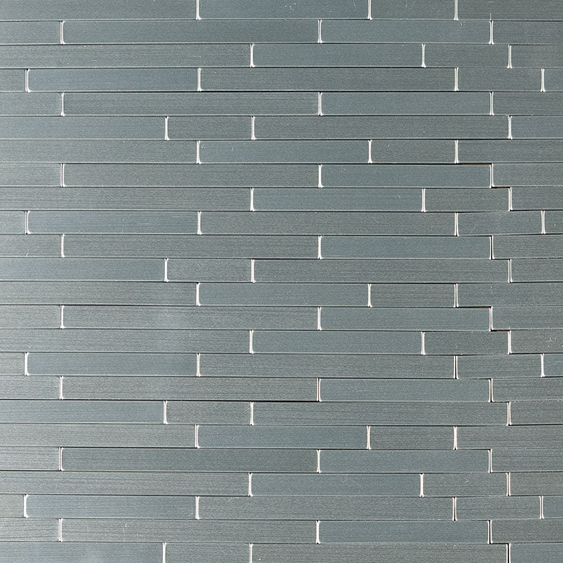 MSI Silverina Interlocking Metal Tile — Glass & Metal Mosaic Tile