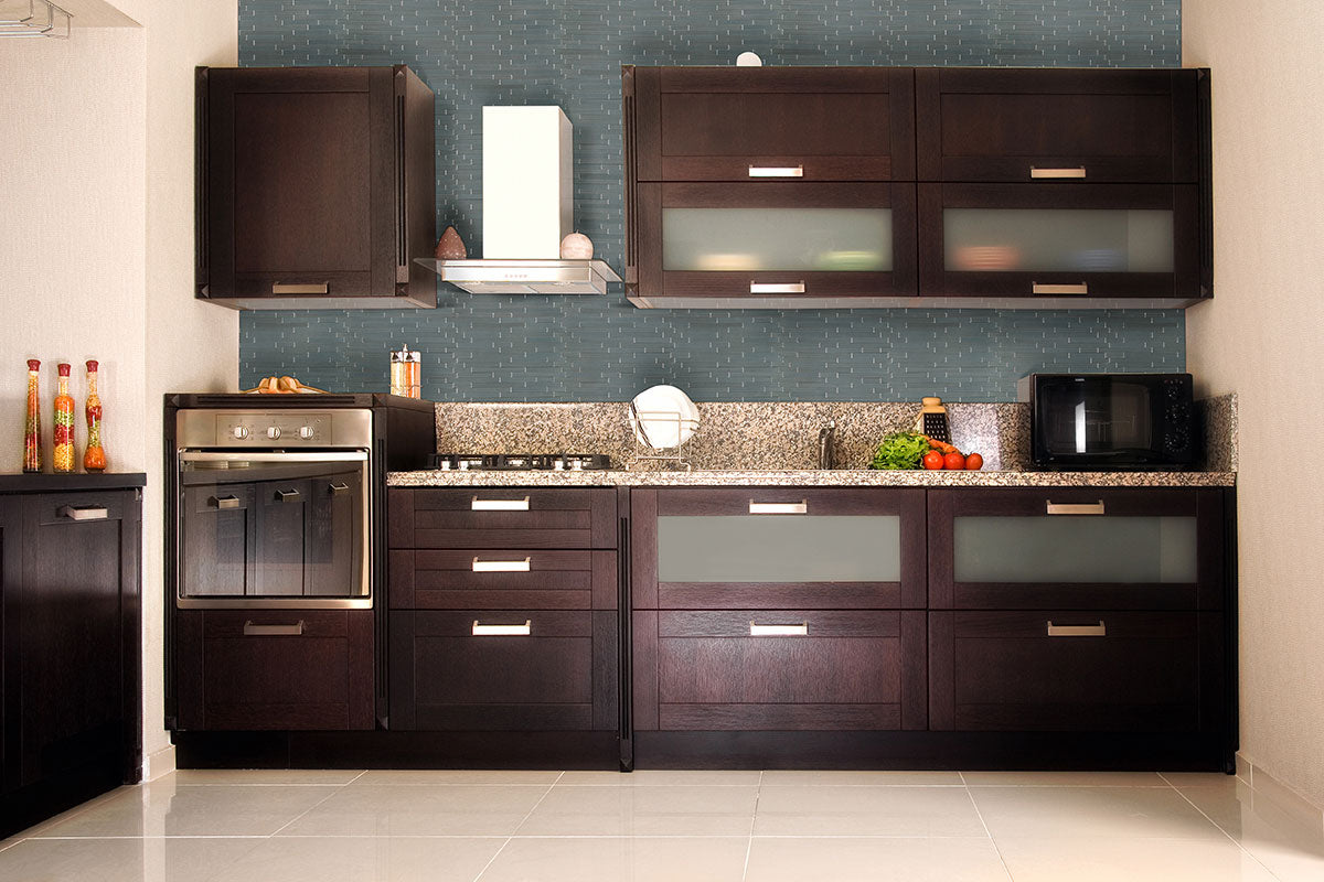 MSI Silverina Interlocking Metal Tile — surface detail in natural tonality