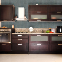 MSI Silverina Interlocking Metal Tile — surface detail in natural tonality
