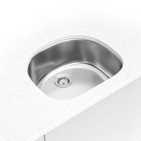 MSI 18G 2321 Sinks — surface detail in natural tonality heavy-gauge undermount single-bowl kitchen sink