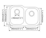 MSI 18G 60/40 - 3120S Sinks