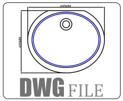 MSI White Oval 1714 Sinks — surface detail in white tonality