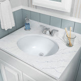 MSI White Oval 1714 Sinks