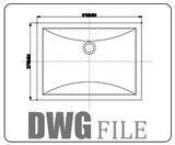 MSI White Rectangle 2015 Sinks
