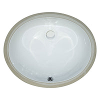 MSI White Oval 1512 Sinks — surface detail in white tonality