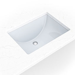 MSI White Rectangle 1813 Sinks