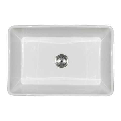MSI Fireclay Farmhouse White Single Bowl-3020 Sinks