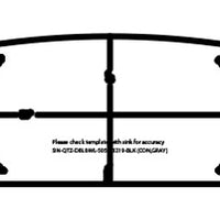 MSI Black Quartz Double Bowl 50/50-3219 Sinks — surface detail in black tonality