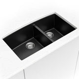 MSI Black Quartz Double Bowl 60/40-3219 Sinks