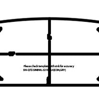 MSI Black Quartz Single Bowl 3219 Sinks — surface detail in black tonality