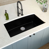 MSI Black Quartz Single Bowl 3219 Sinks