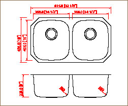 MSI Double Bowl 18G 40/60 — surface detail in natural tonality