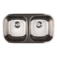 MSI Double Bowl 18G 50/50 — Single-Bowl Kitchen Sink heavy-gauge undermount single-bowl kitchen sink