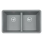 Gray Quartz Double Bowl 50/50 – 3319