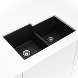 MSI Black Quartz Double Bowl 60/40-3221 Sinks