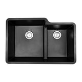 MSI Black Quartz Double Bowl 60/40-3221 Sinks