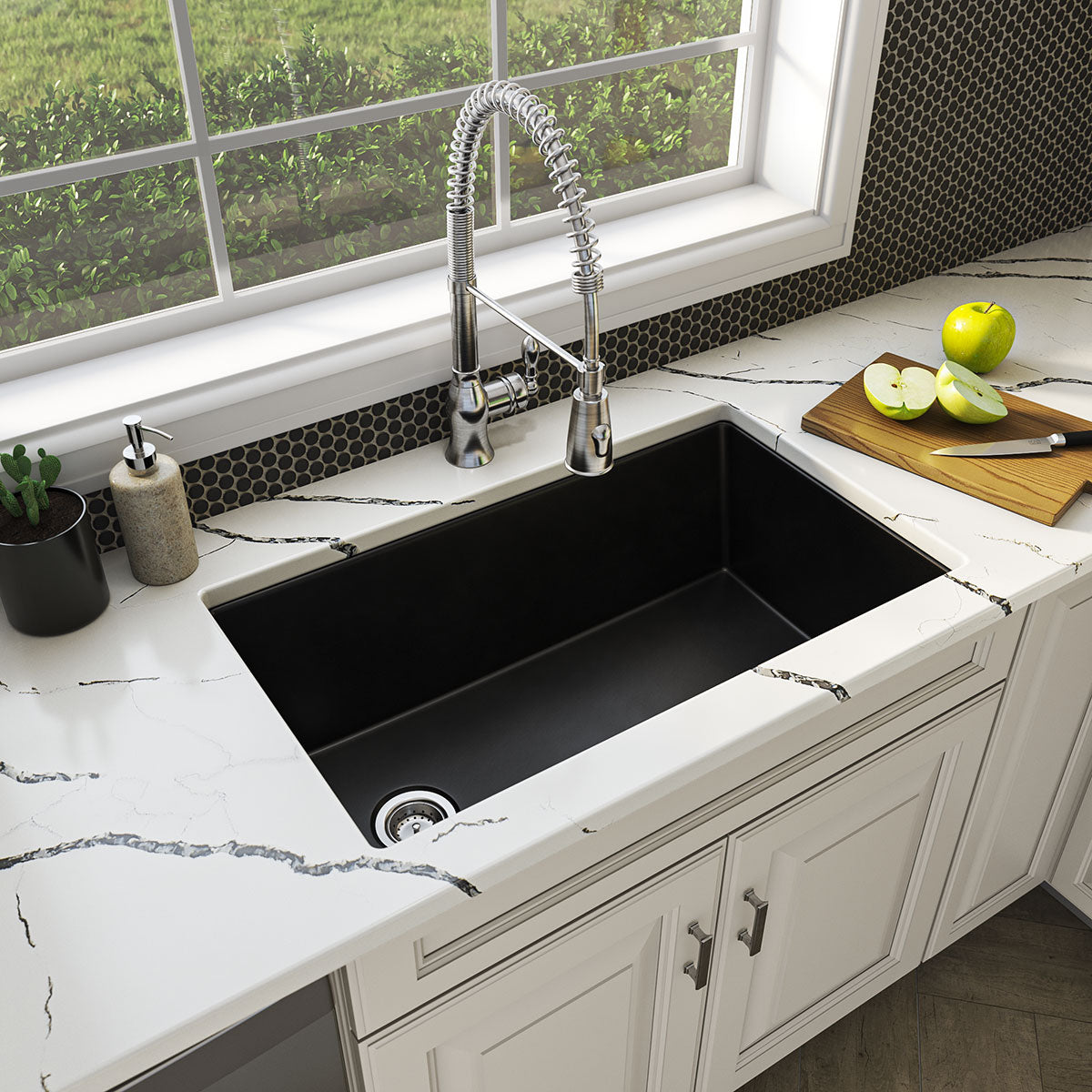 Black Quartz Single Bowl – 3119