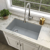 MSI Gray Quartz Single Bowl 3119 Sinks