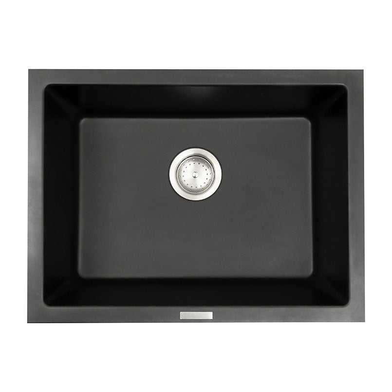 Black Quartz Single Bowl – 2418