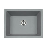 MSI Gray Quartz Single Bowl 2418 Sinks