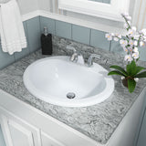 MSI Overmount White Oval 2118 Sinks