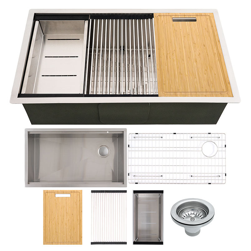 Single Bowl Handcrafted Workstation – 3319