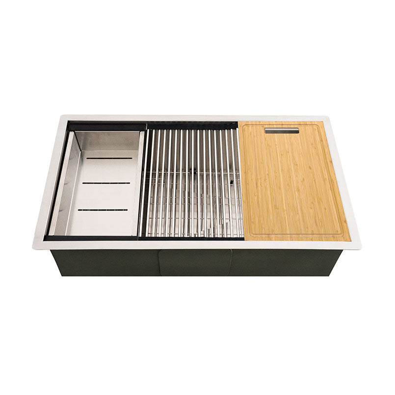 Single Bowl Handcrafted Workstation – 3319
