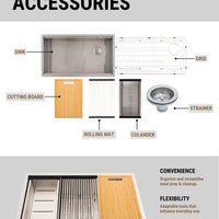 MSI Handcrafted Workstation 3319 Sinks — surface detail in natural tonality