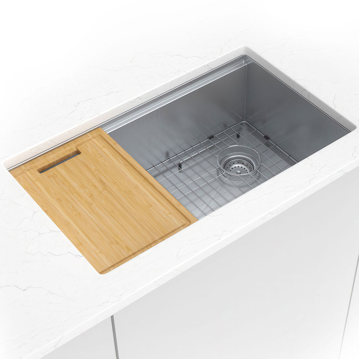 Single Bowl Handcrafted Workstation – 3319