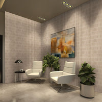 MSI Piano Sinfonia Camel Fluted Tile — surface detail in natural tonality
