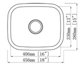 MSI Fireclay Farmhouse White Double Bowl 5050-3220 Sinks