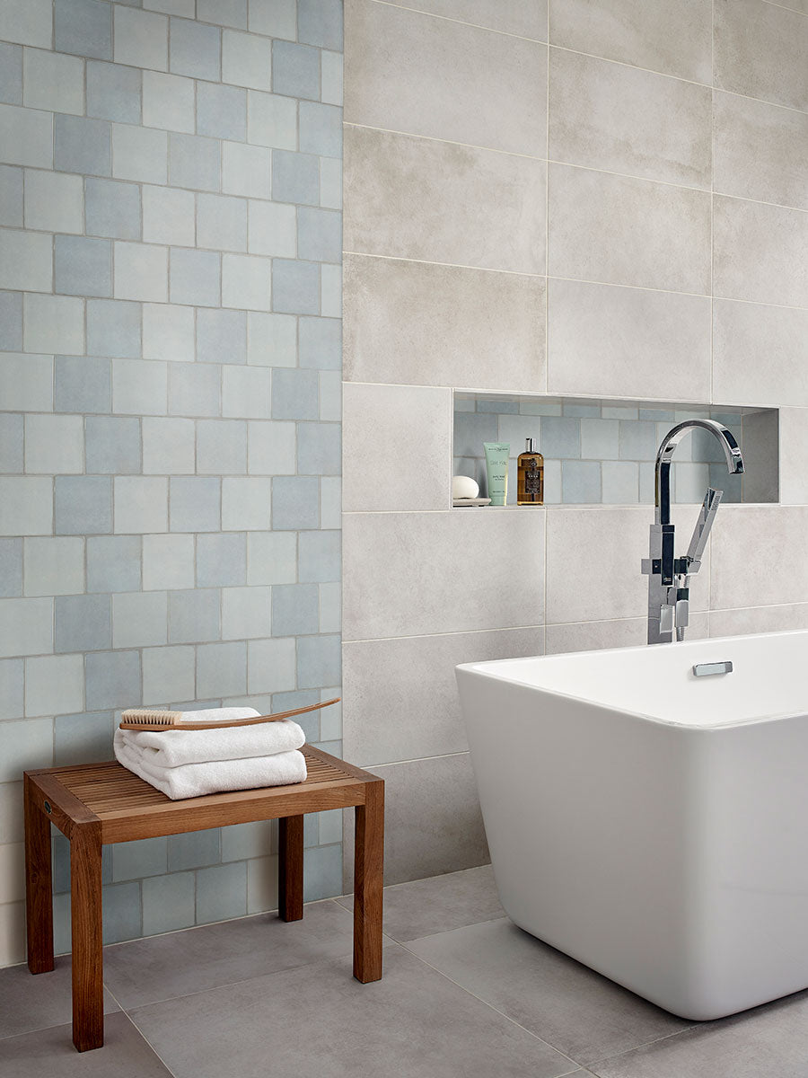 MSI Renzo Sky Ceramic Tile 5x5 — surface detail in natural tonality