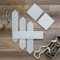 MSI Renzo Sky Ceramic Wall Tile 3x12 — surface detail in natural tonality