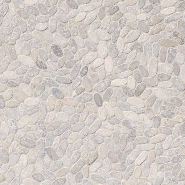 MSI Sliced Ash Pebbles Mosaic