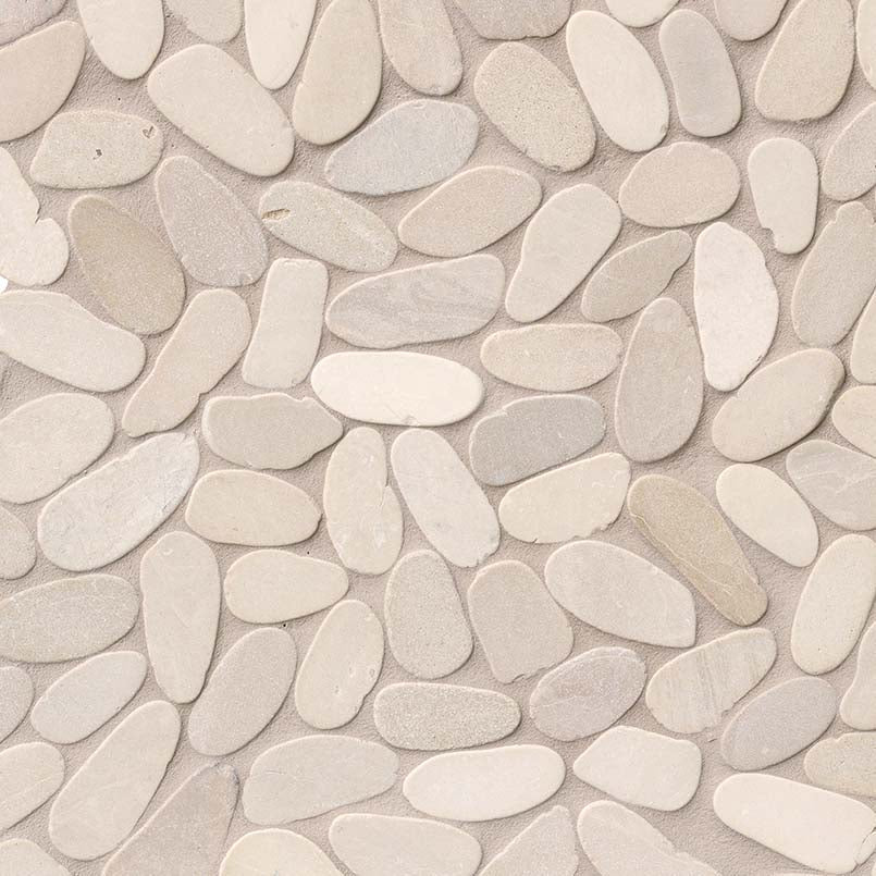 MSI Sliced Earth Pebbles Mosaic — Pebble Mosaic Tile tumbled