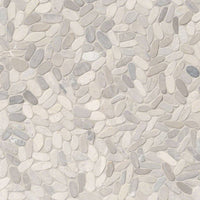 MSI Sliced Truffle Pebbles Mosaic — Pebble Mosaic Tile tumbled