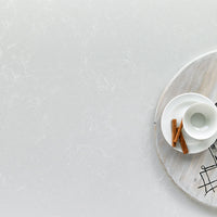 MSI Smoked Pearl Quartz — surface detail in pearl tonality factory-finished eased edge ready for install
