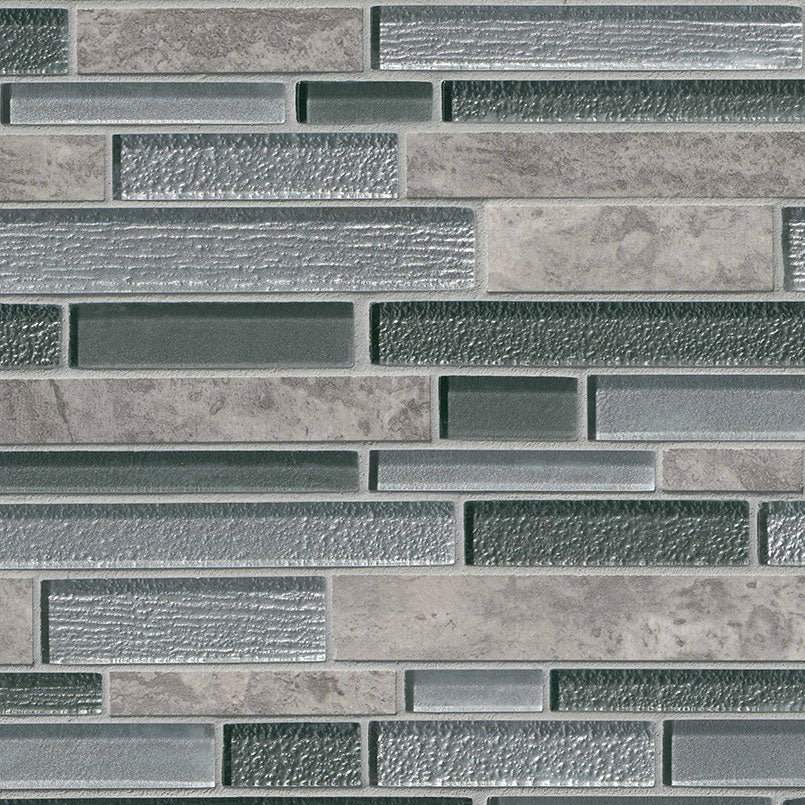 MSI Smoky Alps Interlocking 8mm Mosaic Tile